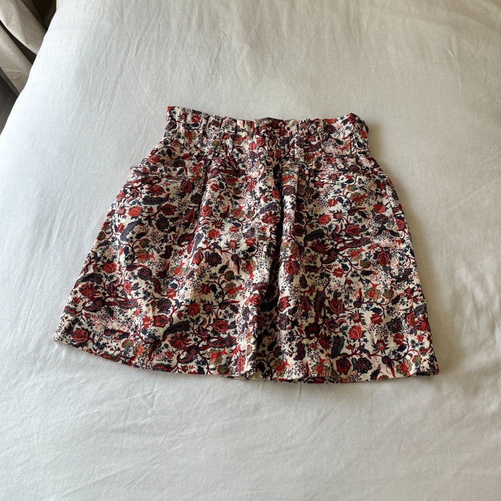Zara Corduroy Mini Skirt